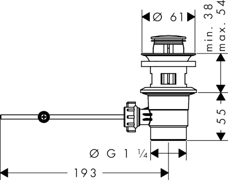 Смеситель Hansgrohe Vernis Blend 71551670 для раковины